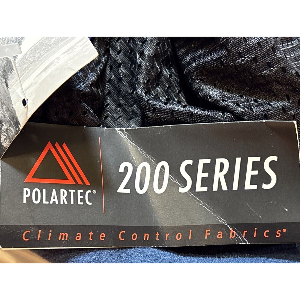 Woolrich John Rich and Bros Polartec Full Zip Fleece Vest XL Indigo NWT
